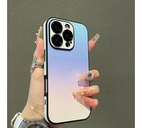 Defendcase Gradient Color Lens Film All Inclusive for Phone Case, Gradient Color All Inclusive Lens Film Case, Anti-Slip Sides,for Phone 12/13/14/15/16 Series (Blue,for15)