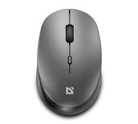 Defender Auris MB-027 - Mouse ottico wireless, 1600 DPI, sensore di precisione PixArt 3065 (grigio)