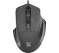 Defender Datum MB-347 - Mouse da gioco cablato e tre modalità di risoluzione 800/1200/1600 DPI. Ha 3 pulsanti più la rotella di scorrimento, nera.