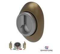 Defender® Magnetico DF481P BRONZATO mostrina piena regolabile da mm 8-14 3 c...