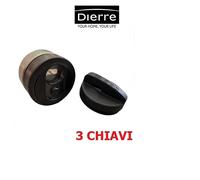 DEFENDER MAGNETICO DIERRE D-MAG R ANTIACIDO NERO DIAMETRO 42 MM CON 3 CHIAVI