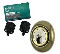 Defender Magnetico DISEC Protezione Serratura Porta Blindata a Cilindro Europeo