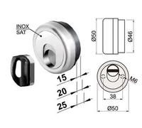 Defender Magnetico Mag Monolito Antiacido MR500 Cromo Satinato Ø Cod 439022