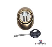 DEFENDER MAGNETICO MOTTURA PER SERRATURE OMEGA BRONZATO 3 CHIAVI