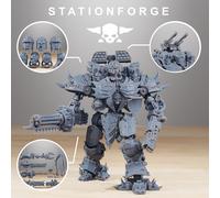 Defender MK2 - Miniature Pythonicus StationForge - Tabletop 28mm