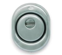 Defender per porte blindate con corpo in acciaio satinato Cipierre 325C