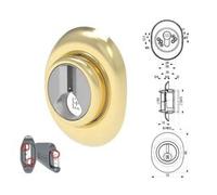 Defender Regolabile a Molla Magnetico DF371P Ottone 72 MMX90 Regolazione