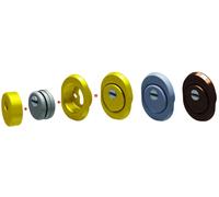 DEFENDER SECUREMME KIT PROTEZIONE CILINDRO CROMO 4251ECS D.50X15