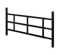 Defender Security SEGAL S 4755 - Protezione fissa per finestra, 78,9 cm - 137,8 cm x 38,5 cm, larghezza regolabile, non goffrata, verniciato nero, 1 pezzo