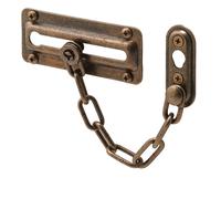 Defender Security U 10533 T rschutz mit Kette, Antikmessing, Einzelpackung