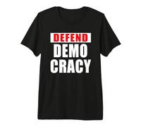 DEFENDI DEMOCRAZIA Bold Maglietta Premium