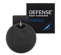 Defense Soap Set di ganci per doccia esfoliante, luffa in silicone e gancio doccia in acciaio inox