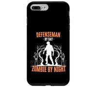 Defenseman by Day Zombie by Night Divertente Halloween Creepy Custodia per iPhone 7 Plus/8 Plus
