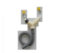 Adattatore a T di drenaggio raccordo for tubo di drenaggio for scarico lavatrice asciugatrice Con tubo di drenaggio prolungato Lunghezza tubo 0,3 m parte di ricambio