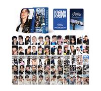 DEFGNOP Kpop Stray Kids Photocards, 60 pezzi Karma Stray Kids Lomo Carte 32 Adesivi SK, SKZ Nuovi Album per Fan (KARMA-B)