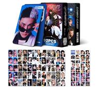 DEFGNOP Kpop Stray Kids Photocards, 60 pezzi Karma Stray Kids Lomo Carte 32 Adesivi SK, SKZ Nuovi Album per Fan (KARMA-C)