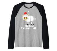 Define Bad Sheep Lover Farmer Christmas Stocking Stuffer Maglia con Maniche Raglan
