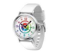 DEFINEY Orologio analogico per bambini, impermeabile, per insegnare l'ora, per ragazzi e ragazze, dai 4 ai 12 anni, facile da leggere, regalo di compleanno durevole per ragazzi e ragazze, A. Bianco
