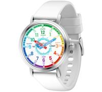 DEFINEY Orologio analogico per bambini, impermeabile, per insegnare l'ora, per ragazzi e ragazze, dai 4 ai 12 anni, facile da leggere, regalo di compleanno durevole per ragazzi e ragazze, A. Bianco