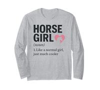 Definition Horse Lover Horse Girl Maglia a Manica