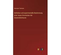 Definition und experimentelle Bestimmung einer neuen Konstanten der Elasticitätstheorie