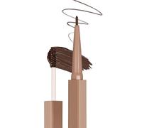 Definitore per sopracciglia 2 in 1 con matita di riempimento e impostazione Tinta resistente all'acqua Matita modellante per sopracciglia cosmetica per sopracciglia