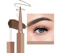 Definitore per sopracciglia 2 in 1 con matita di riempimento e impostazione Tinta resistente all'acqua Matita modellante per sopracciglia cosmetica per sopracciglia
