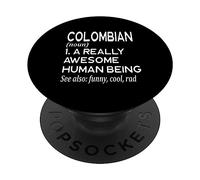 Definizione colombiana - Bogotà Medellín Cali Barranquilla PopSockets PopGrip Adesivo