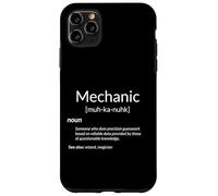 Definizione del dizionario meccanico Tecnico di riparazione automobilistica Custodia per iPhone 11 Pro Max