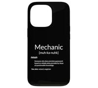 Definizione del dizionario meccanico Tecnico di riparazione automobilistica Custodia per iPhone 13 Pro