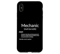 Definizione del dizionario meccanico Tecnico di riparazione automobilistica Custodia per iPhone XS Max
