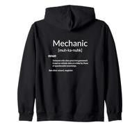 Definizione del Dizionario Meccanico Tecnico di Riparazione automobilistica Felpa con Cappuccio
