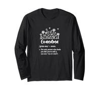 Definizione della Nonna Ti dà da Mangiare Come Sei 5 Funny Floral Maglia a Manica