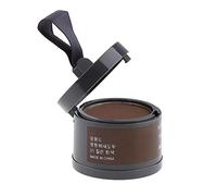 Definizione dell'attaccatura dei capelli con specchio e soffio, marrone espresso per una copertura naturale dell'attaccatura dei capelli e un ritocco