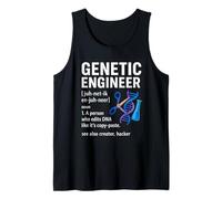 Definizione di Ingegnere genetico Dna Divertente Laboratorio di biologia CRISPR Canotta