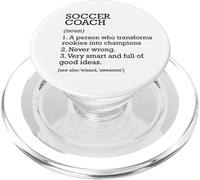 Definizione di lavoro allenatore di calcio personalizzato divertente allenatore di calcio PopSockets PopGrip per MagSafe