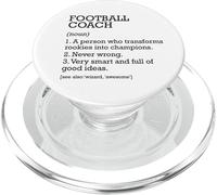 Definizione di lavoro allenatore di calcio personalizzato divertente PopSockets PopGrip per MagSafe