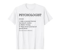 Definizione di lavoro psicologo Psicologia divertente personalizzata Maglietta