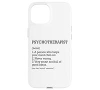 Definizione di lavoro psicoterapeuta Psicoterapia personalizzata Custodia per iPhone 15