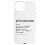Definizione di lavoro psicoterapeuta Psicoterapia personalizzata Custodia per iPhone 15 Plus