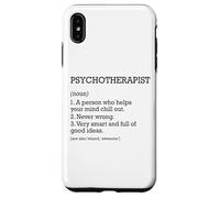 Definizione di lavoro psicoterapeuta Psicoterapia personalizzata Custodia per iPhone XS Max
