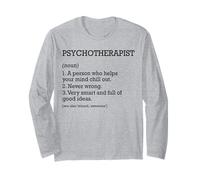 Definizione di Lavoro psicoterapeuta Psicoterapia Personalizzata Maglia a Manica