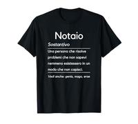 Definizione Divertente Notaio Giurassico Professione Notaro Maglietta