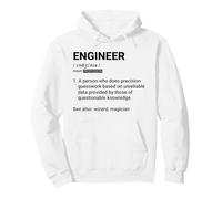 Definizione Ingegnere Divertente Sarcastico STEM Nerd Scienza Matematica Felpa con Cappuccio