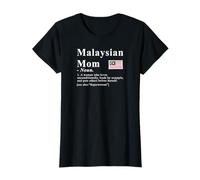 Definizione Mamma Malese Superwoman Madre Maglietta