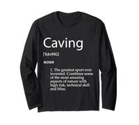 Definizione speleologia Attrezzatura Spelunking Attrezzatura per Esplorare la Grotta Maglia a Manica