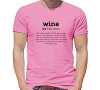 Definizione Vino - T-Shirt - Divertente Rosso Bianco Pinot Bevitore Love Pub