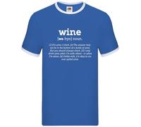 Definizione Vino - Uomo Suoneria - Divertente Rosso Bianco Pinot Bevitore Love