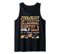 Definizione zoologo Divertente zoologo Scienza Amante degli Animali Canotta