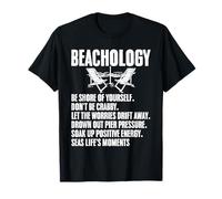 Definizioni Divertenti Beachology Vacanze estive per Gli Amanti del Mare Maglietta